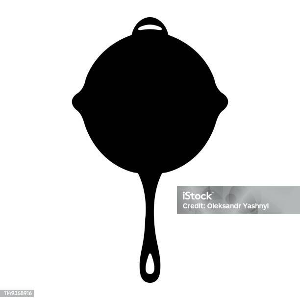 Fry Pan From Game Playerunknowns Battlegrounds Pubg Item Clean And Modern Vector Illustration For Design Web Stock Illustration - Download Image Now