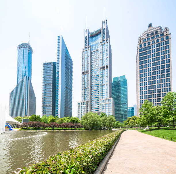 istock Green city park, Shanghai 1149371661