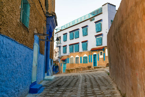 istock Blue and White Colored Homes and Buildings in Chefchaouen Morocco 1149377573