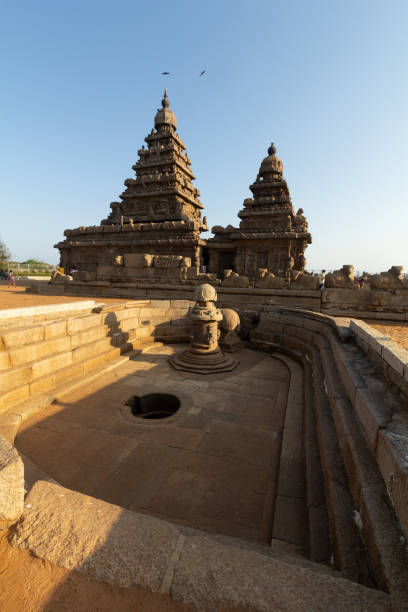 istock Sunset time at Mahabalipuram shore temple 1149381477