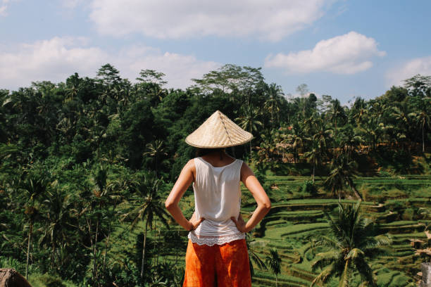 istock Amazing view over the rice fields in Indonesia 1149382750