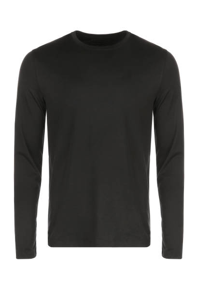 istock Black men's T-shirt with long sleeves 1149383142