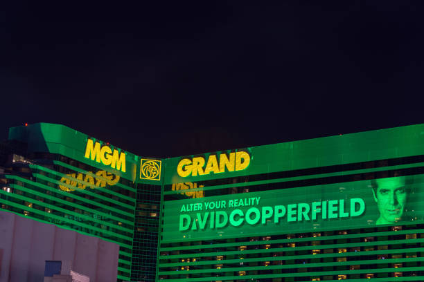 LAS VEGAS, SEPTEMBER 17: View of the MGM Grand in las Vegas on September 17, 2015