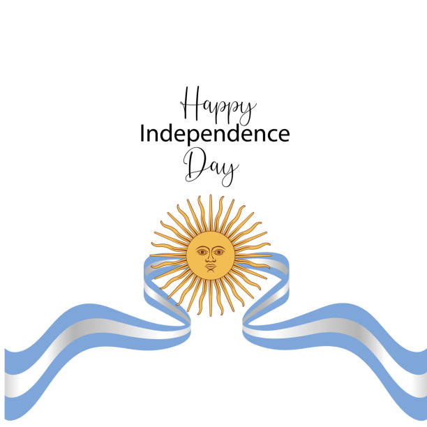 istock Argentina happy independence day greeting card, banner, vector illustration. -vector 1149389406