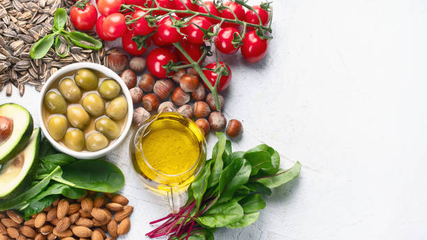 istock Foods rich in vitamin E. 1149395383