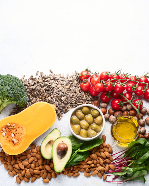 istock Foods rich in vitamin E. 1149395392