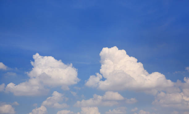 istock Abstract shape of white cloud on blue sky background. 1149400551