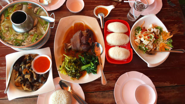 istock Frame of different food,Chinese style 1149400975