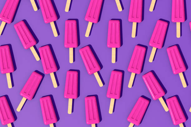 istock Ice cream stick, Popsicle, Minimal summer concept. 1149401532