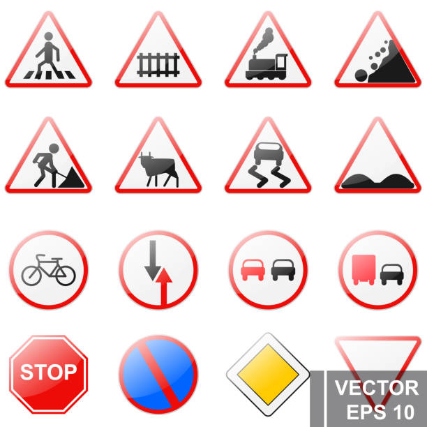 istock Road signs. Traffic rules. Legend For your design. Signboard. 1149401557