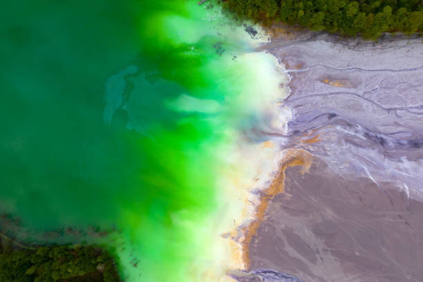istock Contaminated lake at Geamana, Romania 1149401565