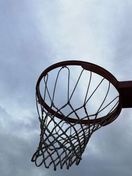 istock Basketball Hoop and sky 1149403132