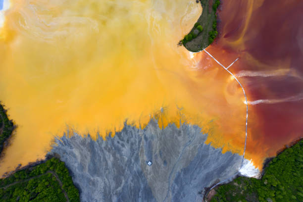 istock Contaminated lake at Geamana, Romania 1149404765