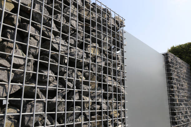 istock Gabion fence wall 1149407011