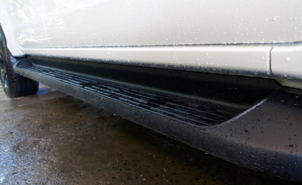 istock Close up of side step vehicle , pickup truck 1149408721
