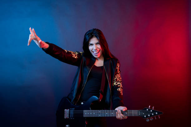 istock Amazing latino female musician 1149411213