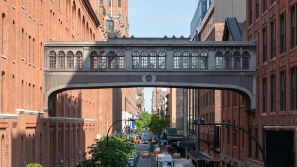 istock New York City Manhattan Skybridge between two brick buildings 1149411706