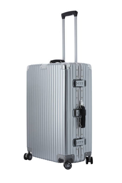 istock Gray luggage isolated on white background,Objects with Clipping Paths 1149412844