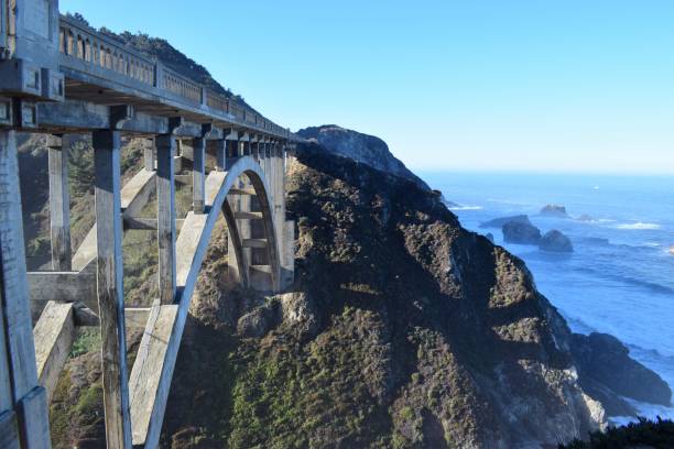 istock Bridge Route 1 California 1149413601