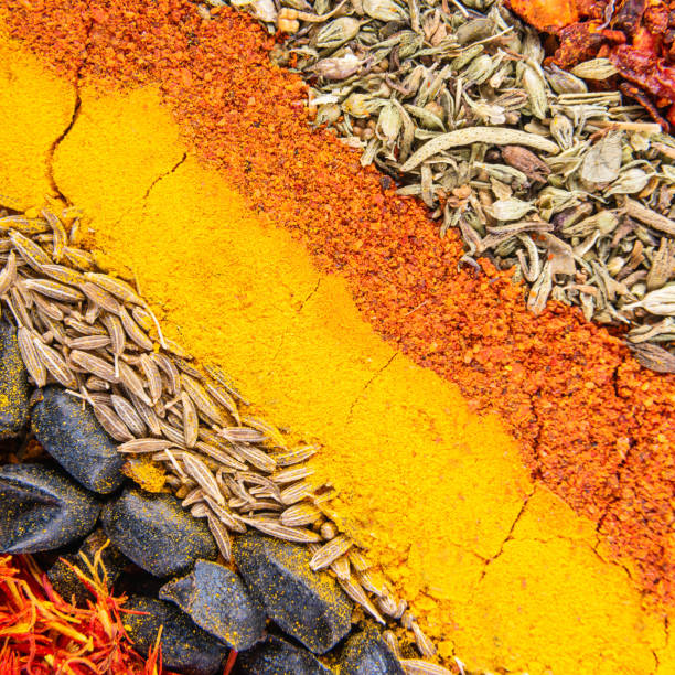 istock Square close-up image of spices for pilaf dish 1149422127