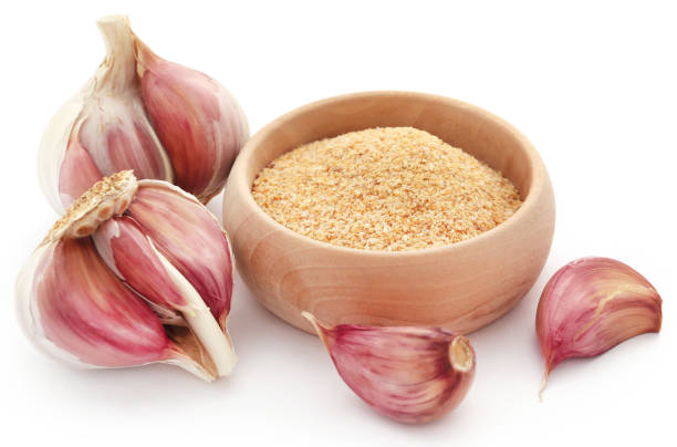 istock Garlic powder whith whole bulb 1149426535