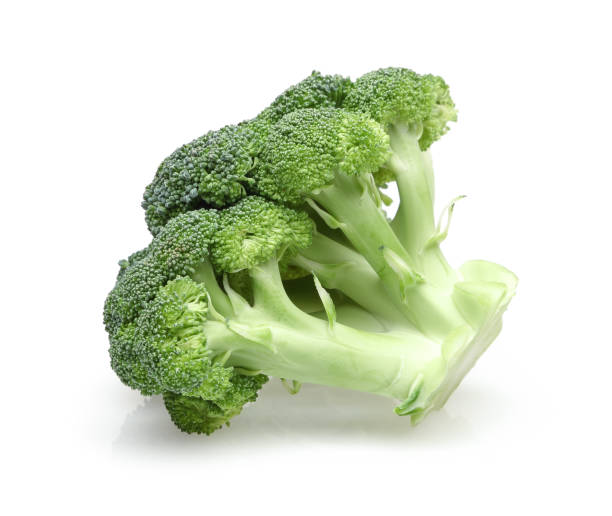 istock Fresh green broccoli isolated on white 1149427990