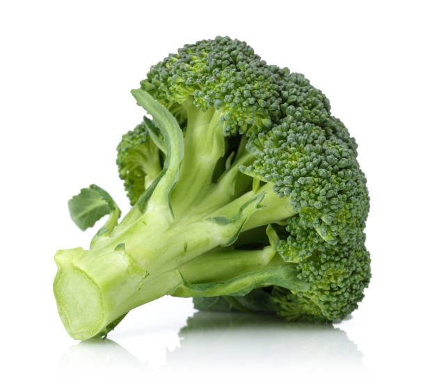 istock Fresh green broccoli isolated on white 1149428225