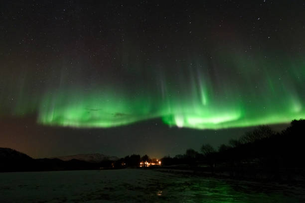 istock Northern Lights, Aurora Borealis over Northern Norway during winter 1149431141