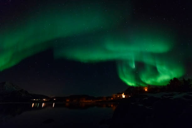 istock Northern Lights, Aurora Borealis over Northern Norway during winter 1149431434