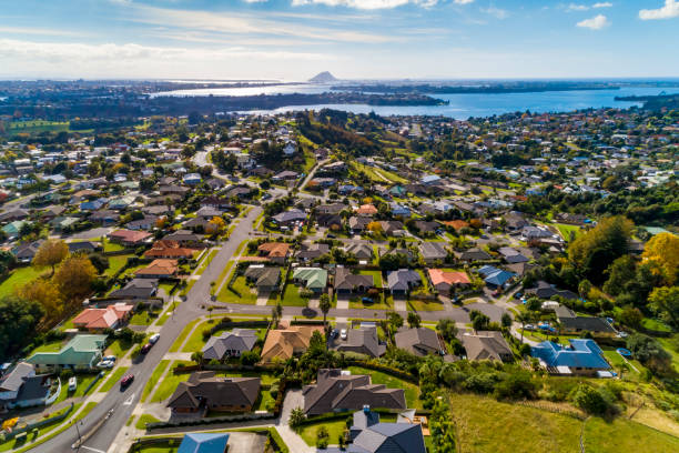 istock Welcome Bay Aerial View 1149433476