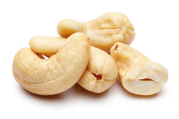 istock Raw cashew nuts isolated on white 1149433770