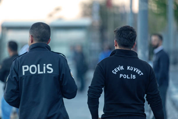 Turkish Riot Squad (Agile Force) stock photo