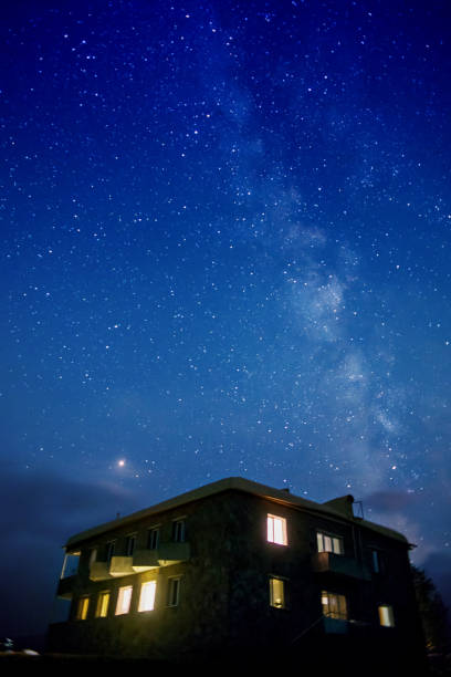 istock Stars in the night sky. Milky way. 1149442895