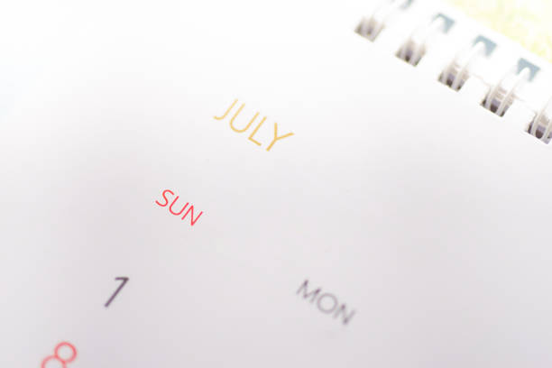 istock Close up calendar on white tone in planning concept. 1149444034