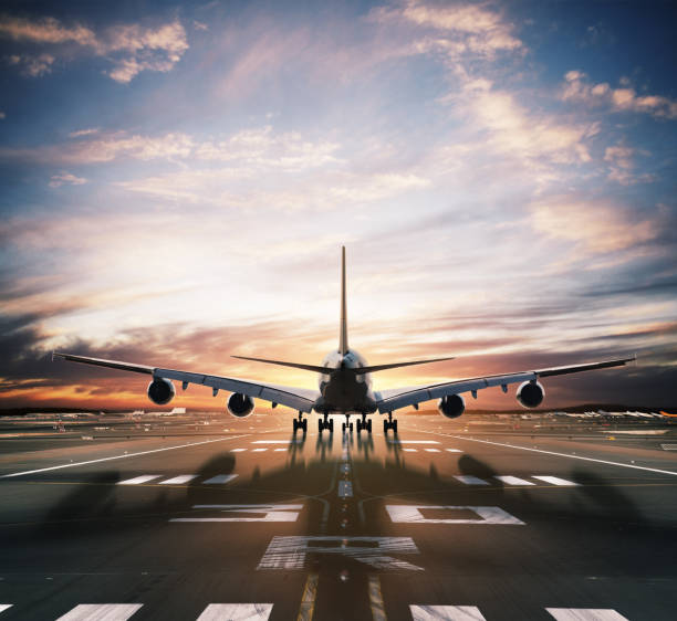 istock Huge two storeys commercial jetliner taking off 1149452750