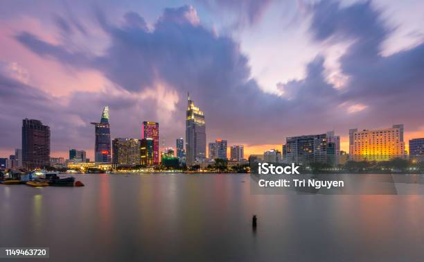 A Corner Of Ho Chi Minh City Stock Photo - Download Image Now - Ancient, Architecture, Archival