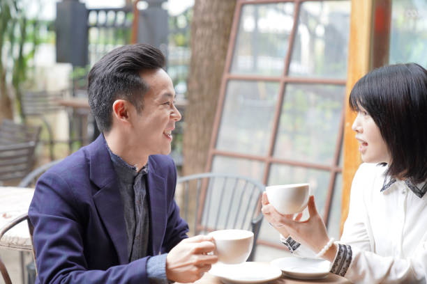 istock Coffee shop's parent-child leisure time 1149464680