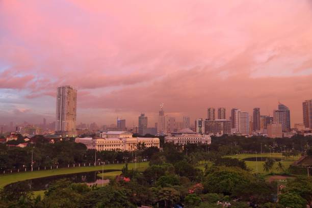 istock Manila city sunset 1149471152