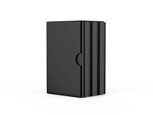 istock Blank boxed book set mock up template on isolated white background, ready for your design presentation, 3d illustration 1149473255