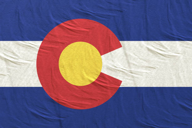 istock 3d rendering of Colorado State flag 1149473893