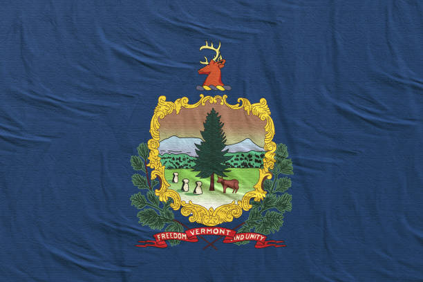 istock 3d rendering of Vermont State flag 1149475766