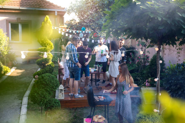 istock Summer party outdoors 1149480598