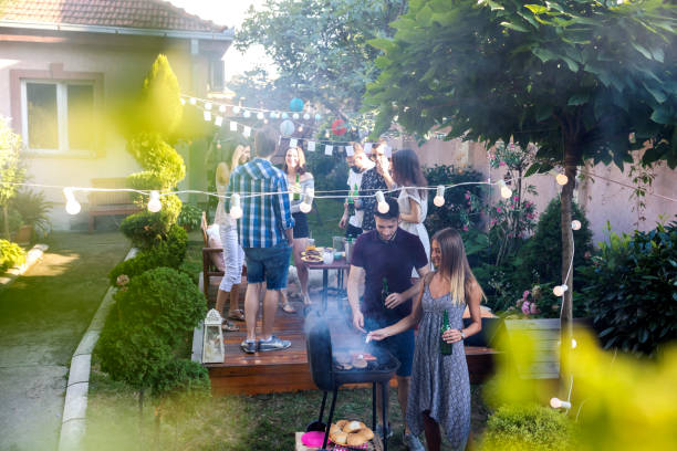 istock Summer party outdoors 1149480603