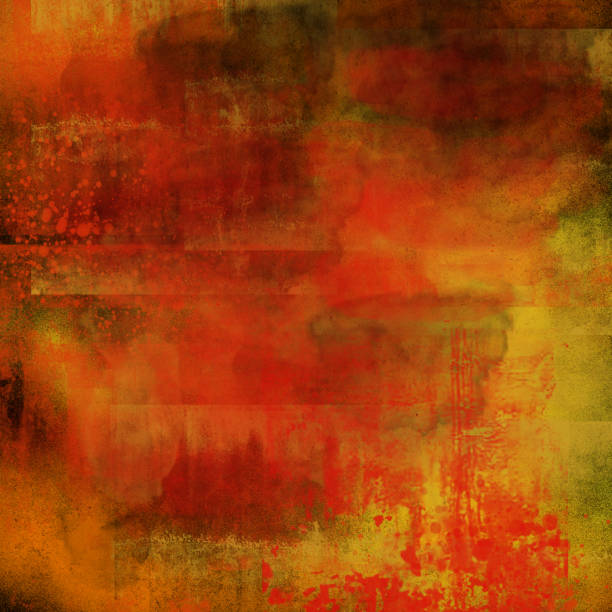 istock Old grunge rustic aged yellow orange color background design element empty blank template 1149486868