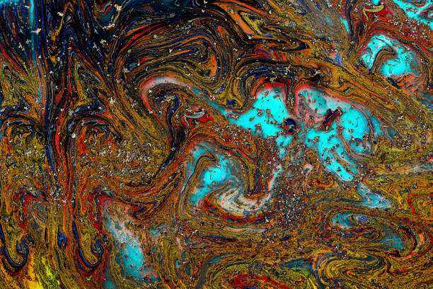 istock Abstract grunge art background texture with colorful paint splashes 1149491076