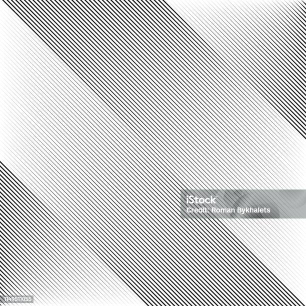 Lines Pattern Diagonal Line Abstract Geometric Texture Seamless Background Stock Illustration - Download Image Now