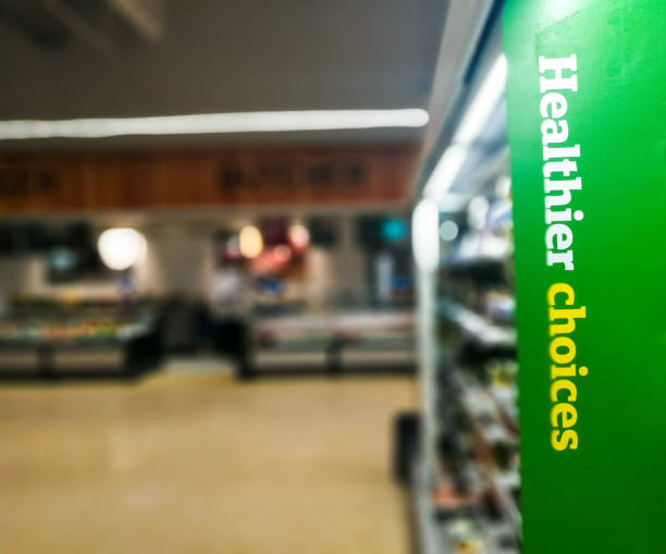 istock Healthy Meals section in Supermarket 1149514057