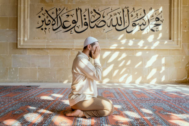 istock Muslim man is praying in mosque 1149527167