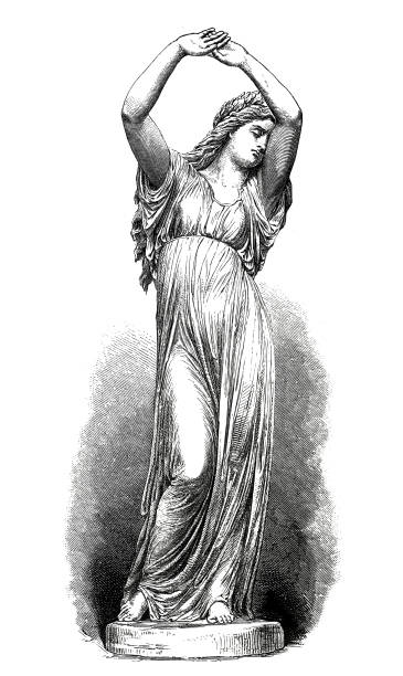 古典希臘, 女神卡珊多拉 - 女神 插圖 幅插畫檔、美工圖案、卡通及圖標