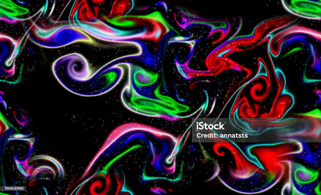 Magic Effect Texture Magic Space Texture Pattern Looks Like Colorful Smoke Stock Photo ...